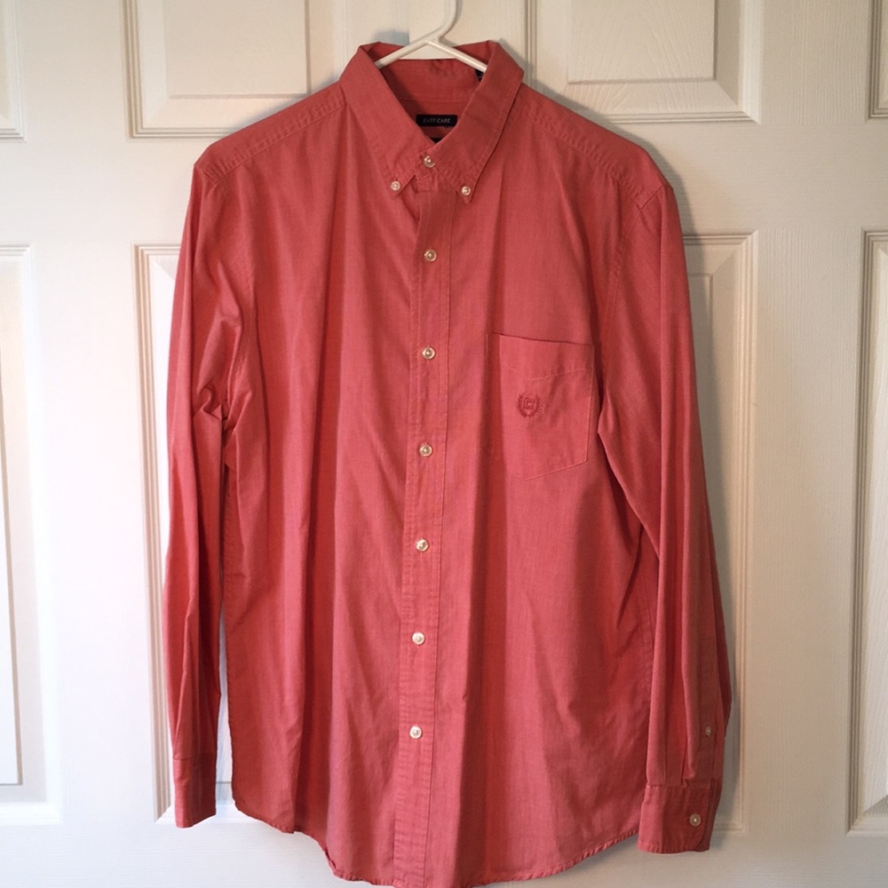 Chaps red button up shirt